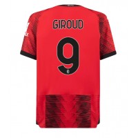 Koszulka piłkarska AC Milan Olivier Giroud #9 Strój Domowy 2023-24 tanio Krótki Rękaw